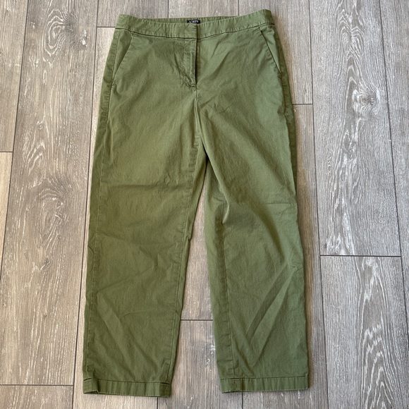 J.Crew Kate cuffed straight-leg pant in lightweight chino - Picture 2 of 9